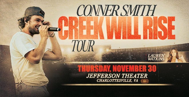 Conner Smith Creek Will Rise Tour The Jefferson Theater