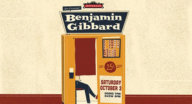 Canceled Benjamin Gibbard Of Death Cab For Cutie The Jefferson Theater